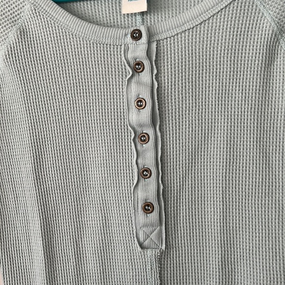 Sundance light blue thermal pattern cuffs size small - Picture 4 of 9